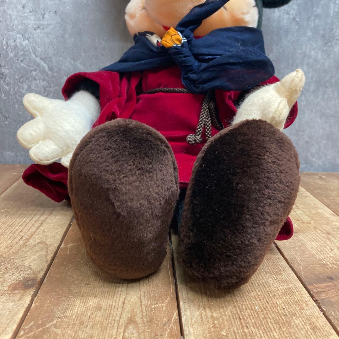 ぬ 【希少・ヴィンテージ】ファンタジア 魔法使いの弟子 ミッキーマウス ぬいぐる