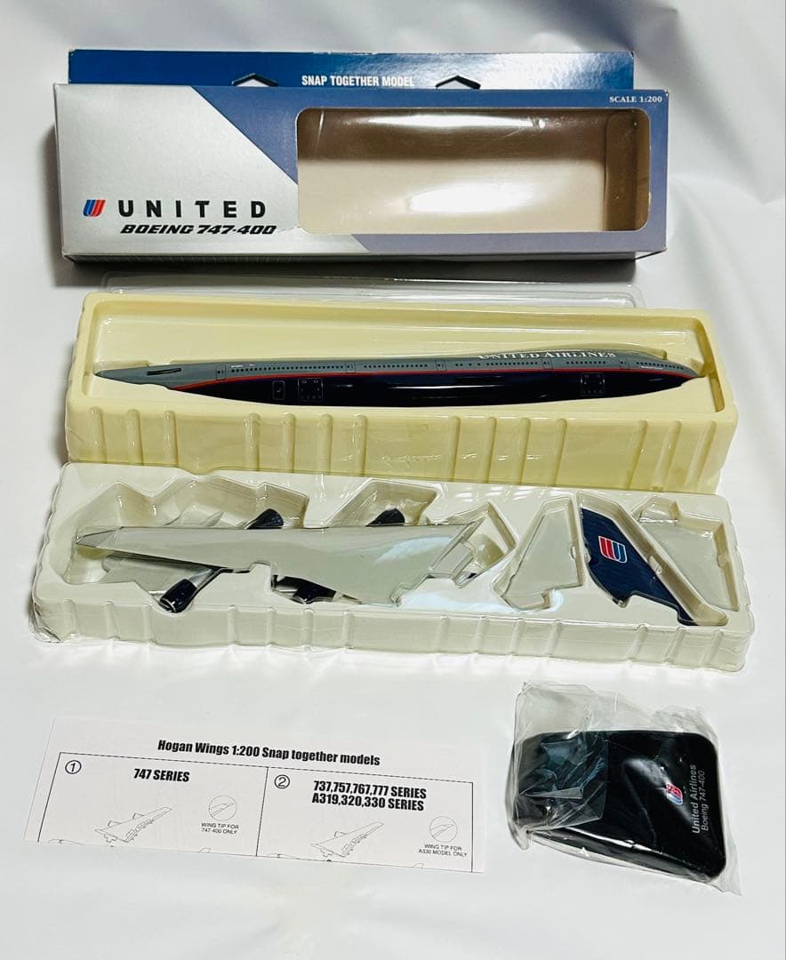 hogan 1/200 B747-400 ユナイテッド航空