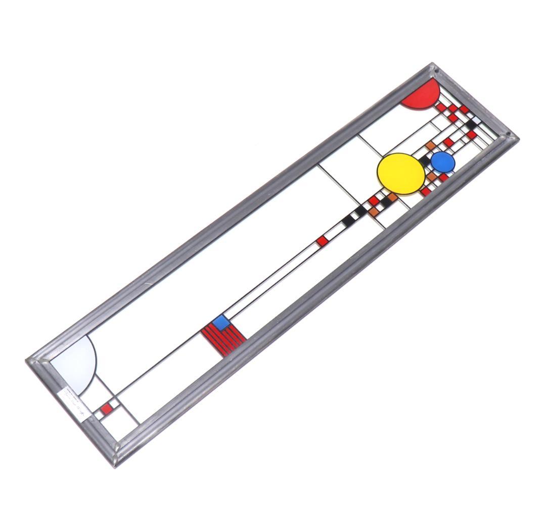 フランク・ロイド・ライト 大型ヴィンテージステンドグラス クーンレイ