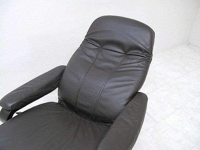 【展示品】ヒモラ「ゼロストレス」本革パーソナルチェア 　リクライニングチェア