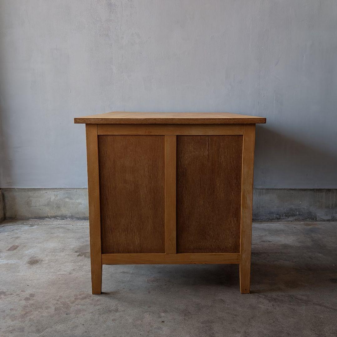 【古家具】昭和中頃〜後期ぐらいに作られた大きめな机　作業台　ワークデスク
