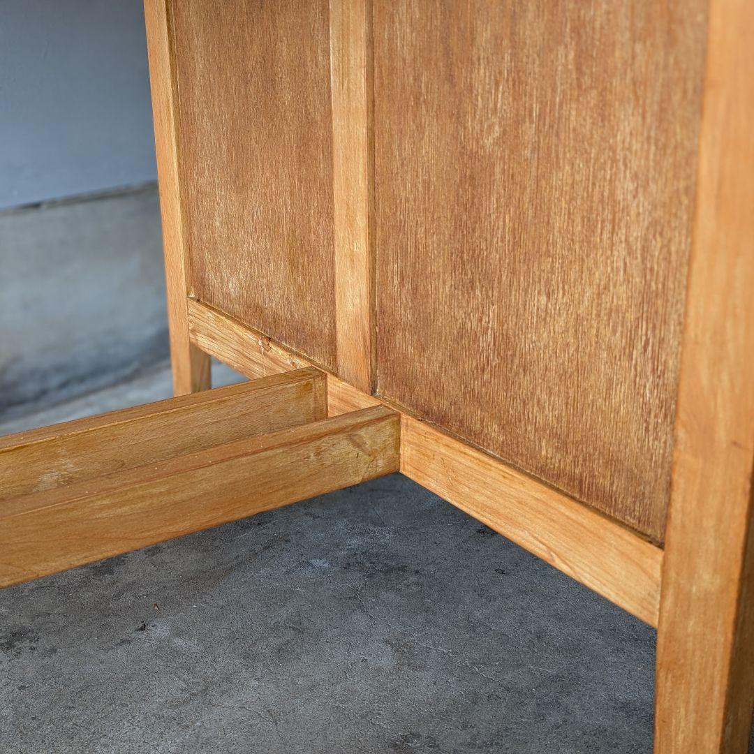 【古家具】昭和中頃〜後期ぐらいに作られた大きめな机　作業台　ワークデスク