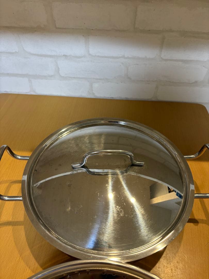 ジオプロダクトステンレス製2段蒸し器セット GEO-25M