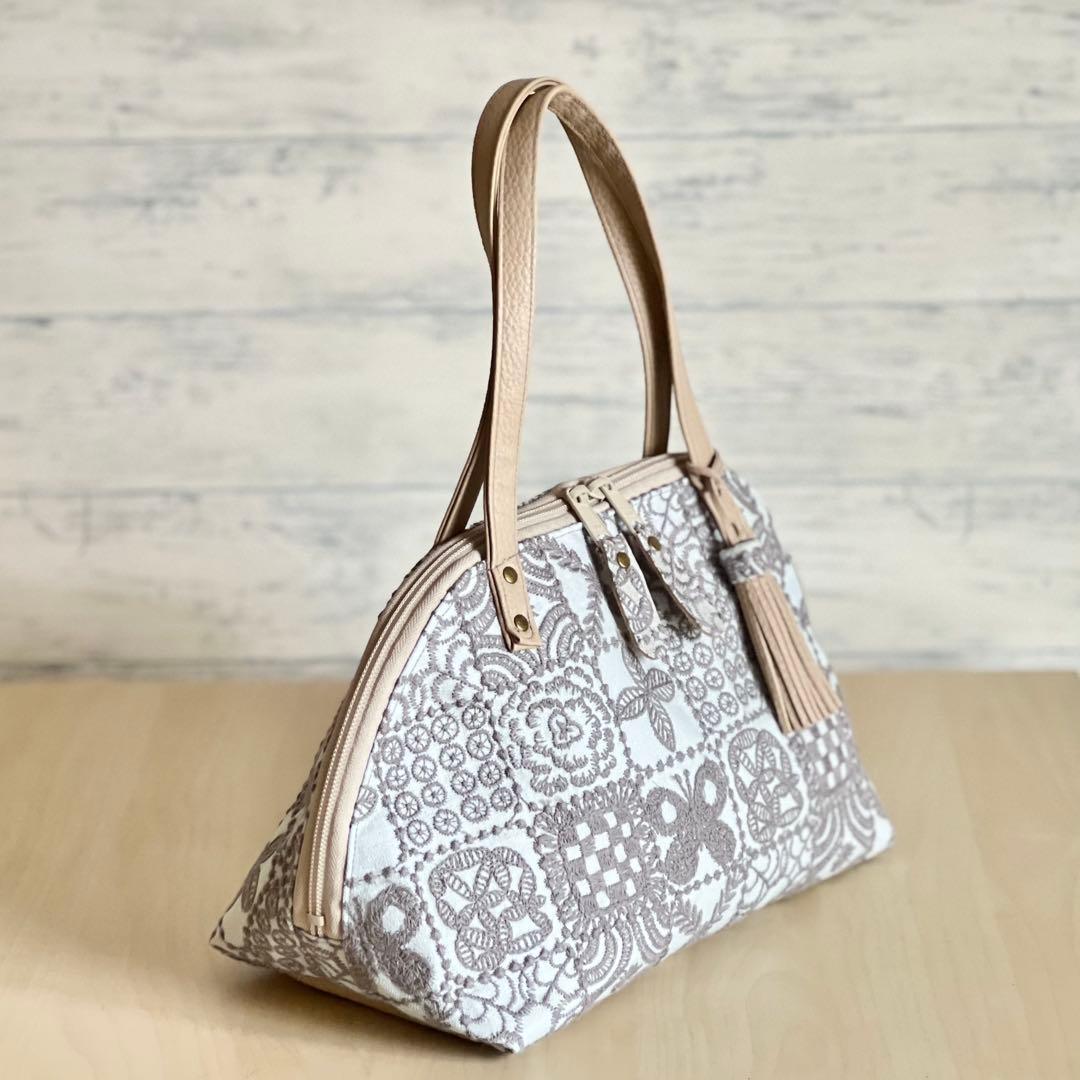 ⭐︎ミナペルホネン forest tile シェル型バッグ　MB602-073