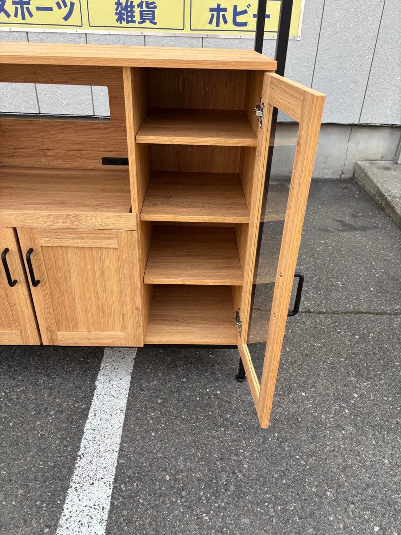 ホームテイスト ヴィンテージレンジ台 GREACK グリック シャビーオーク