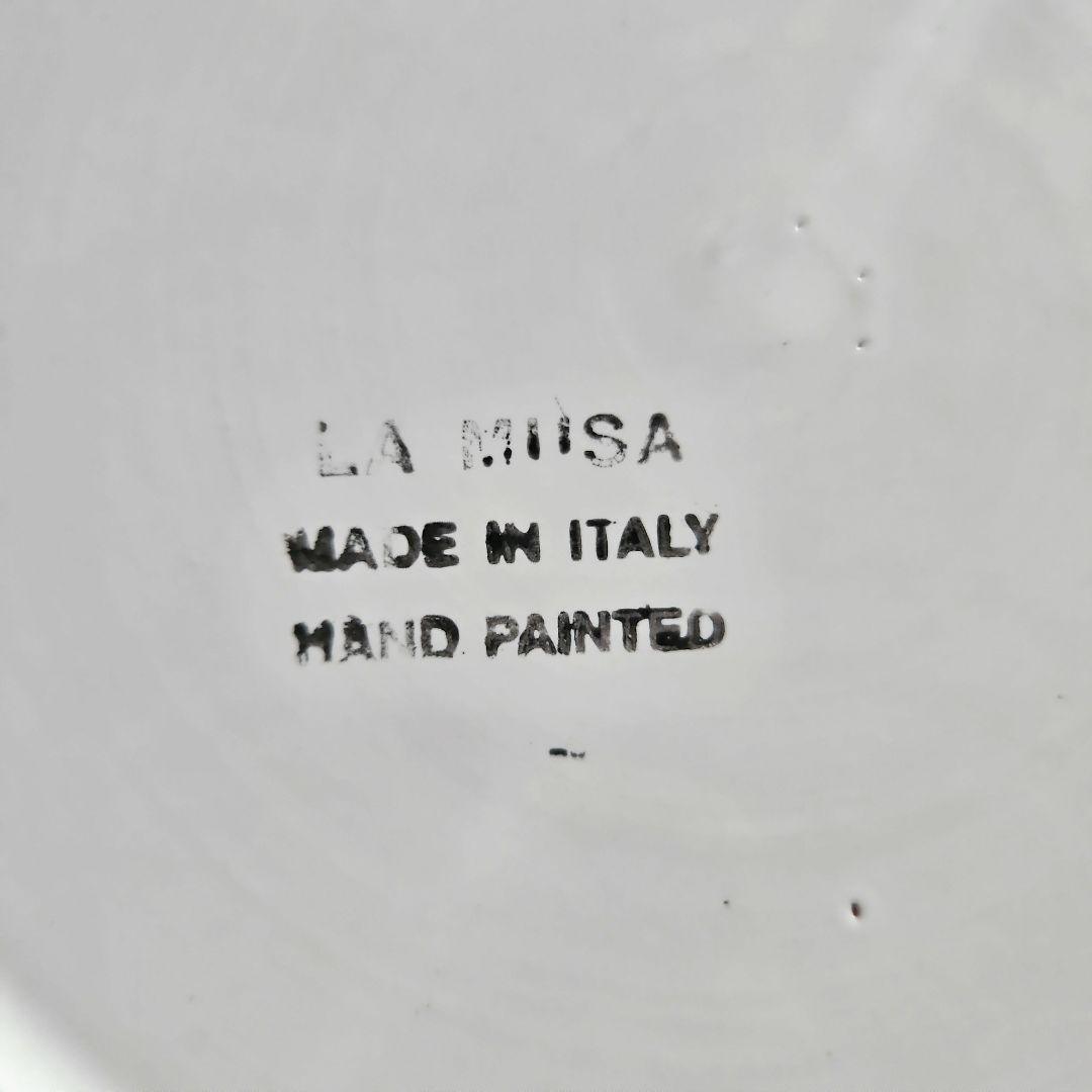 女の人シチリア陶器ラムーザLAMUSA飾り皿イタリアハンドペイント新宿