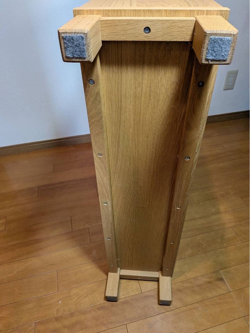 ■送料込■無印良品 木製薄型ラック ワイド小 奥行22cm 本棚 棚