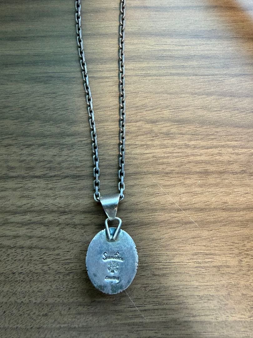 インディアンジュエリー　ネックレス　シルバー925