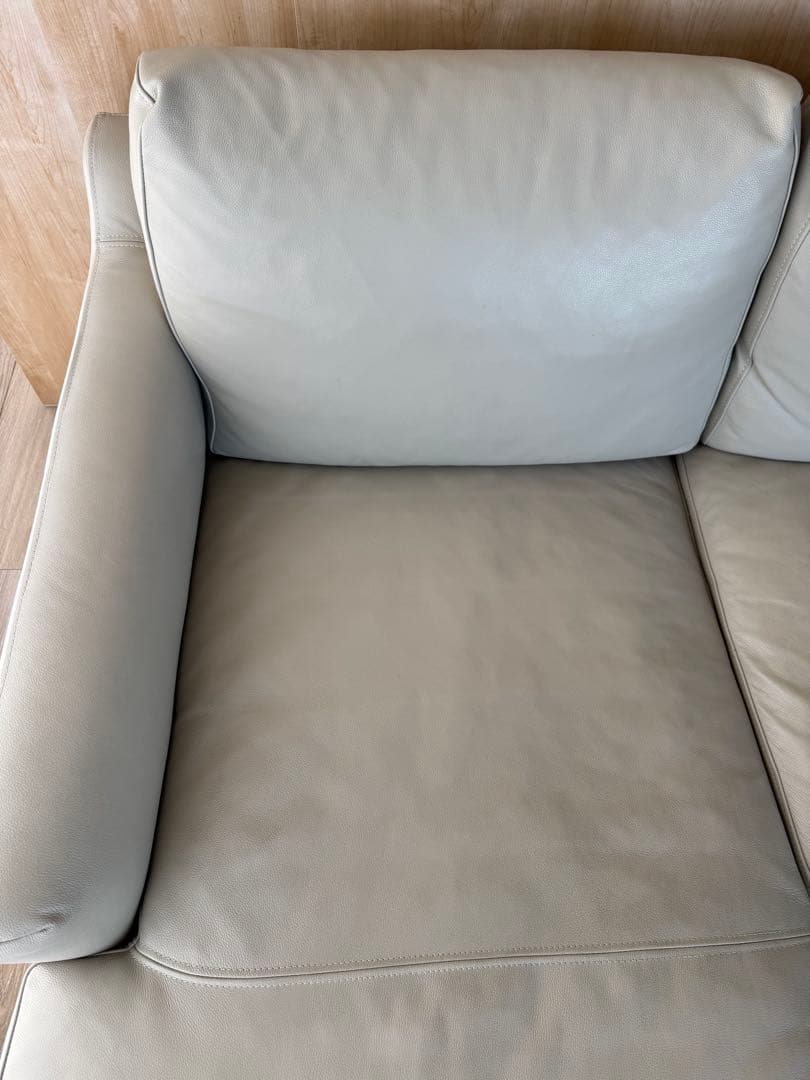 【rbn】 （1/2） アクタス ACTUS L字型ソファ レザー