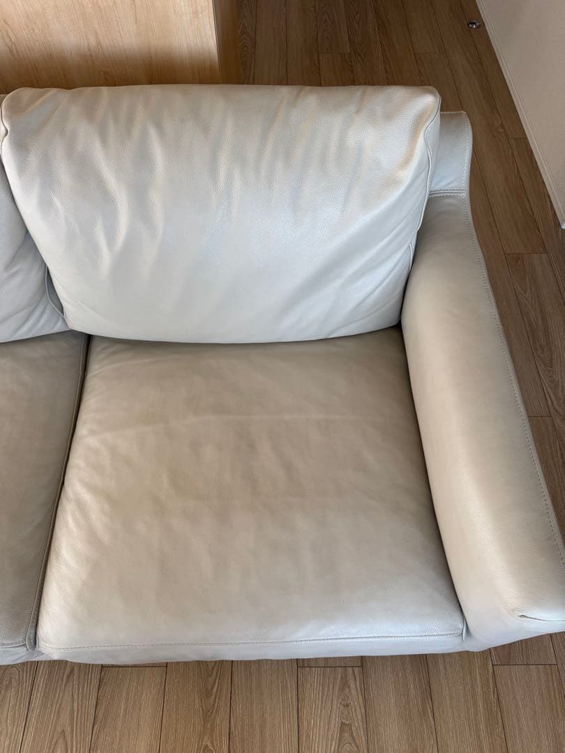 【rbn】 （1/2） アクタス ACTUS L字型ソファ レザー