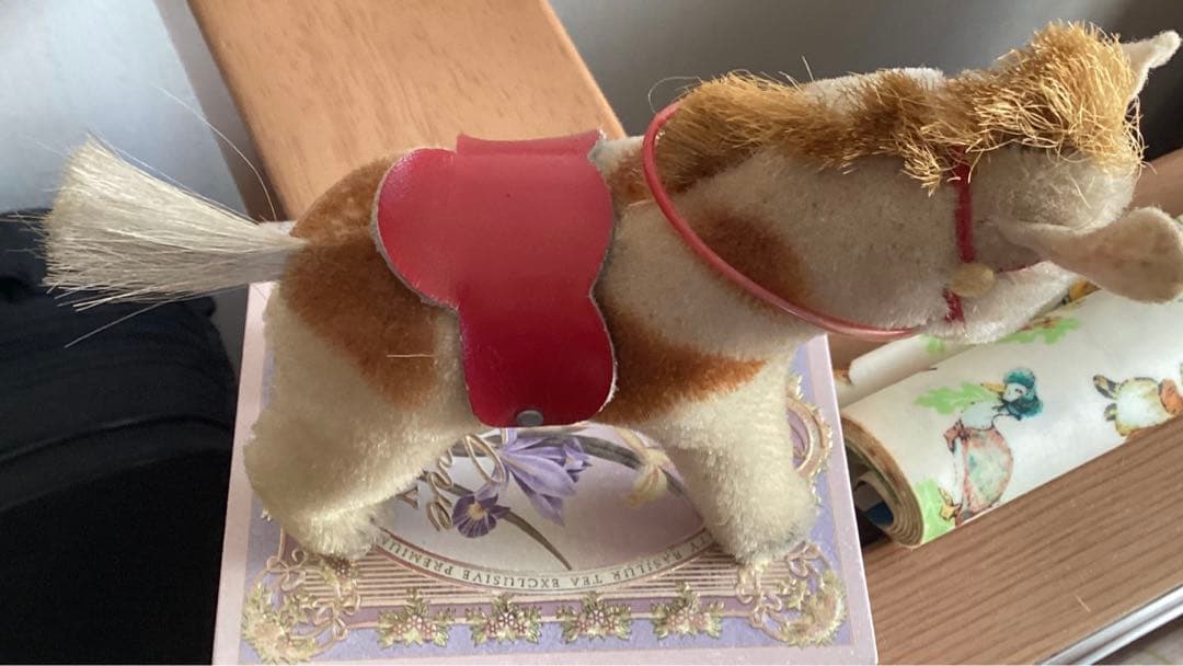 ヴィンテージシュタイフ アンティーク ロバ 仔馬 ロッキングホース木馬