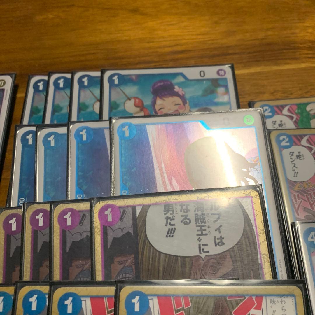 青紫サンジ デッキ スリーブ付き ワンピース カードセット リーパラ