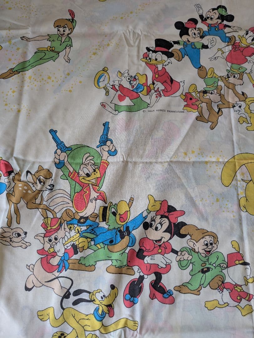 ディズニービンテージシーツ パレード　大判１枚