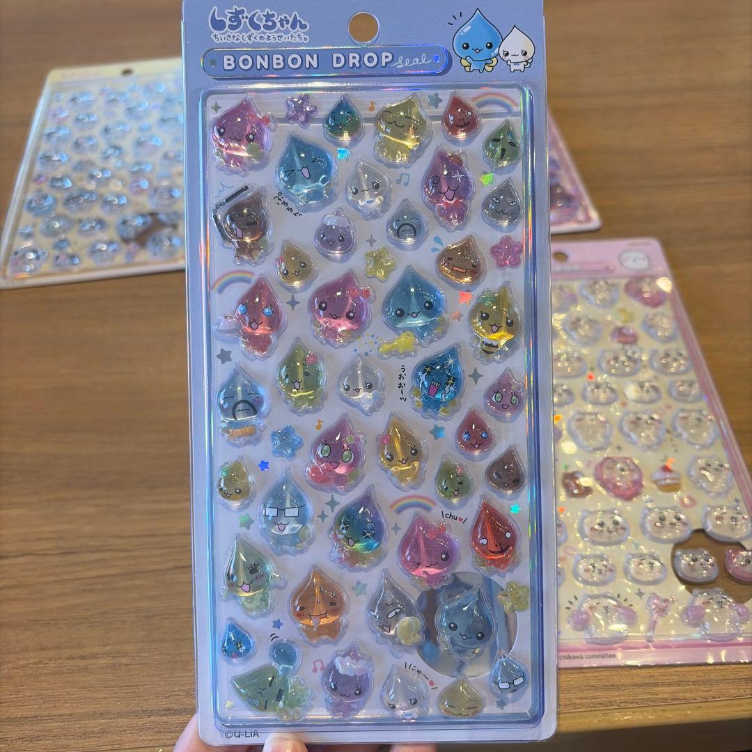 【正規品】ちいかわ&しずくちゃんBONBON DROP シールセット 6枚