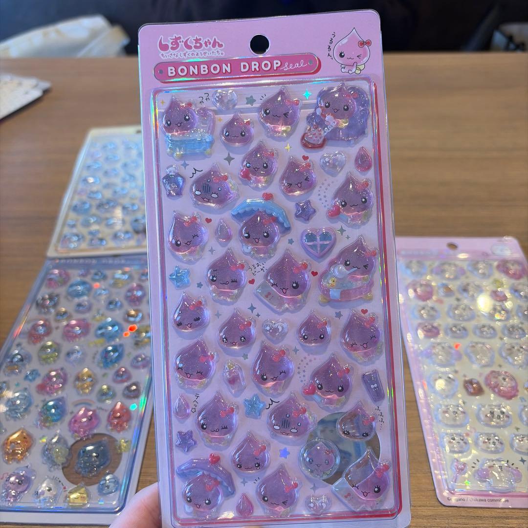【正規品】ちいかわ&しずくちゃんBONBON DROP シールセット 6枚
