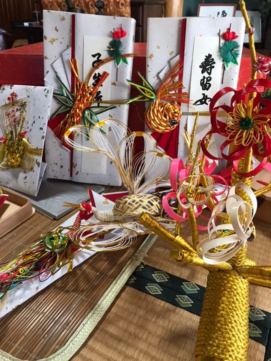 結納品。翁と媼セット