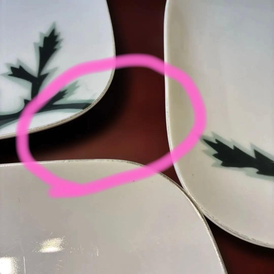 深川製磁 植物デザイン 皿 4枚セット - メルカリ