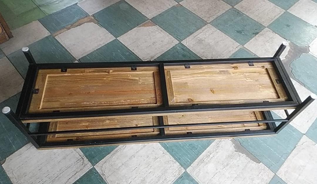 ■アイアン ビンテージ テレビボード / ローボード 引取り歓迎! 置き配要相談