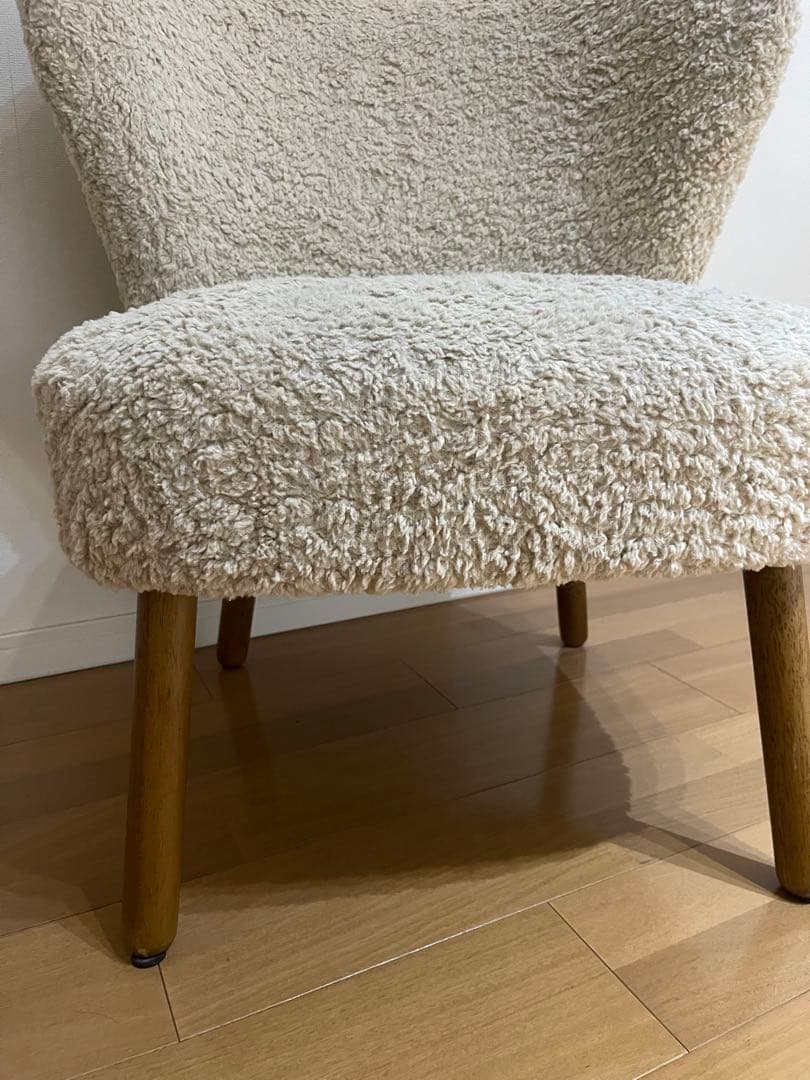 【セット】アームチェアナチュラルカラー　テリー　スツールセット