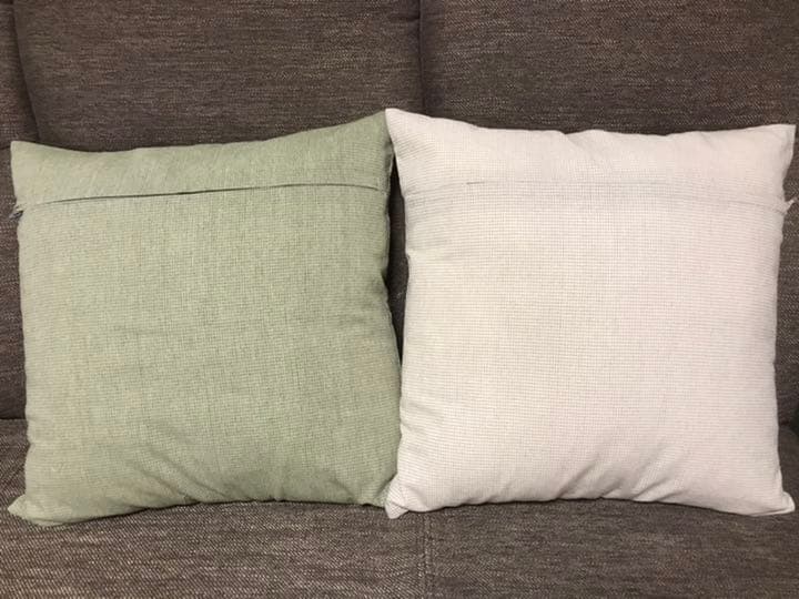 ハンドメイド　パッチワーク　クッションカバー