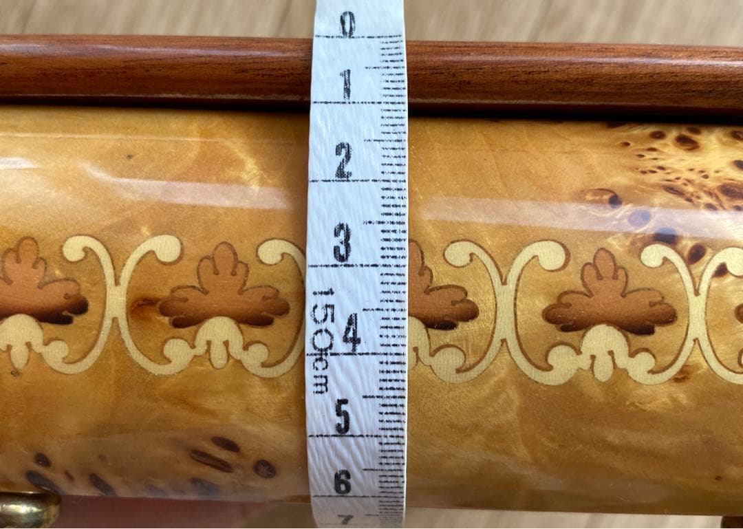 手巻きオルゴール イタリア製　アンティーク