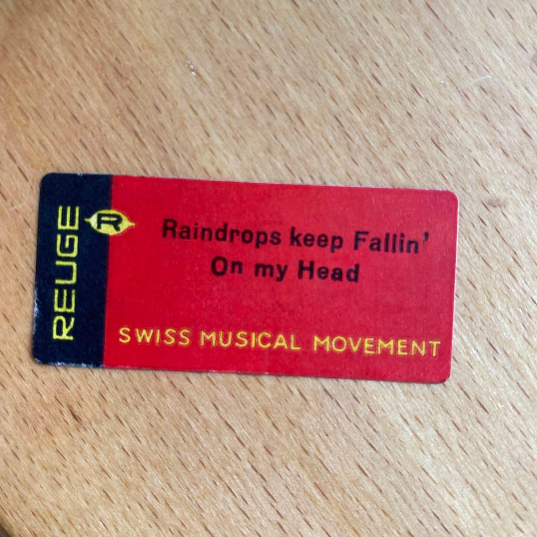 手巻きオルゴール イタリア製　アンティーク