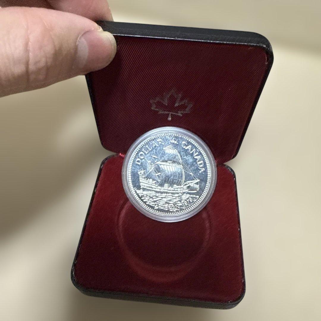 愛*夢様 1979年 カナダ グリフォン300周年記念 プルーフ銀貨