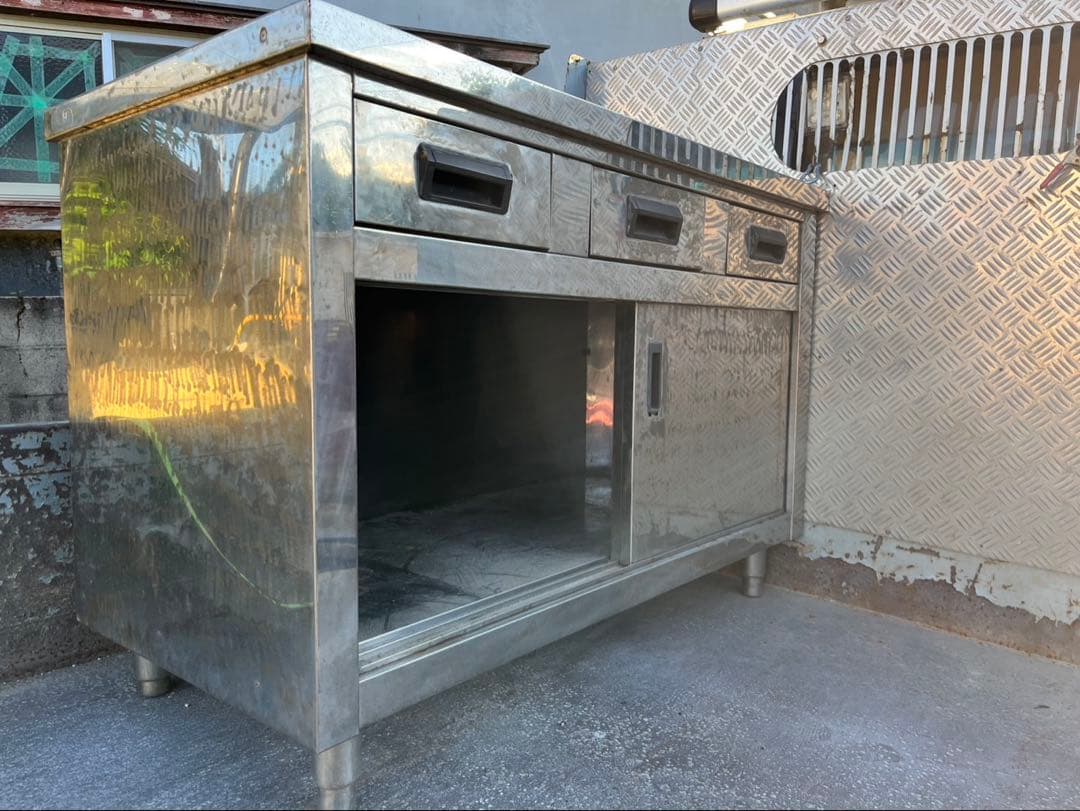 業務用　ステンレス　キャビネット　作業台　調理台　厨房設備　厨房機器