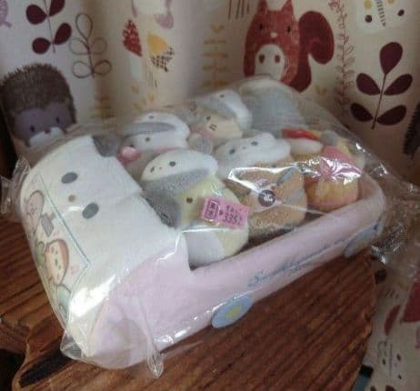 すみっコぐらし 東京駅店3周年 パンダ観光バス てのりぬいぐるみ