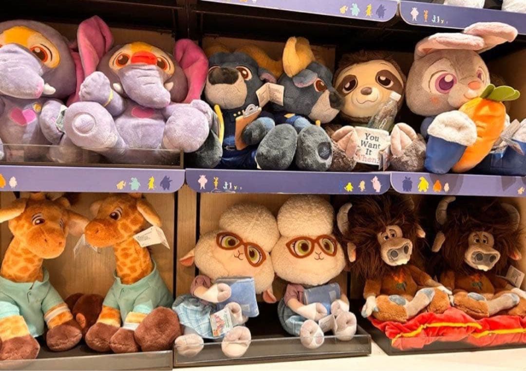 上海ディズニー ズートピア クロウハウザー 大きい ぬいぐるみ 新品