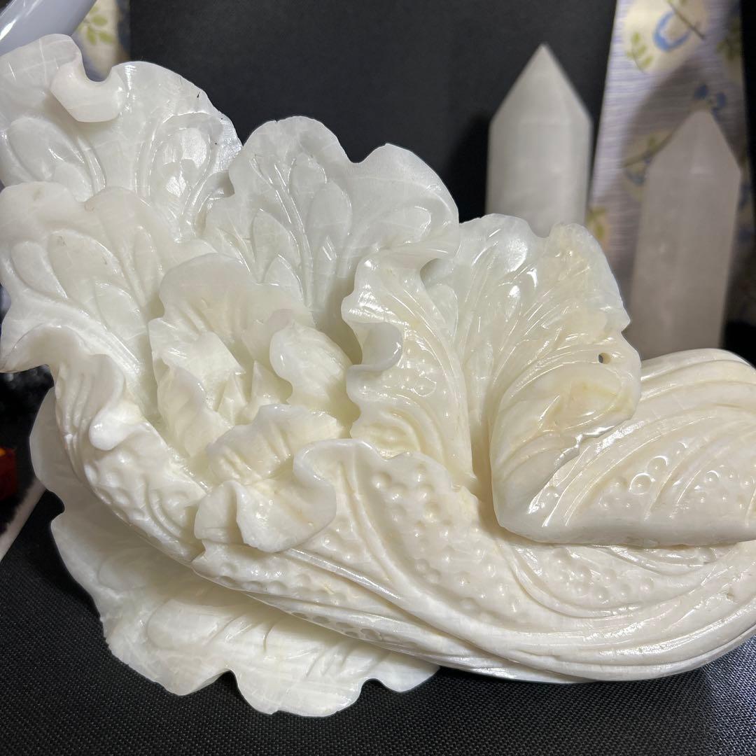 福山◀️Ｐ13希少品の海の中大きいの貝彫刻置物