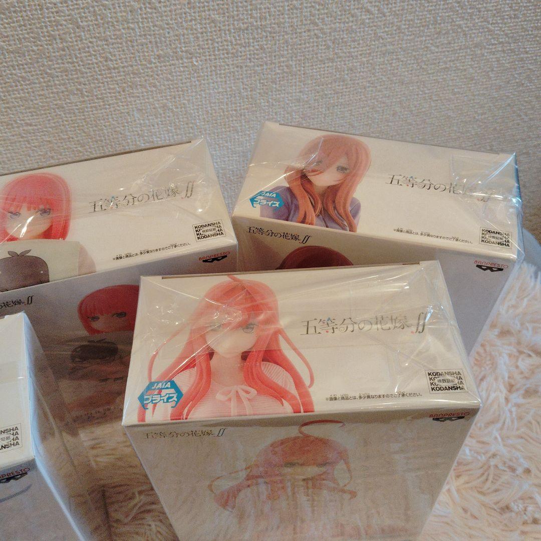 五等分の花嫁 プライズ　フィギュア まとめ売り