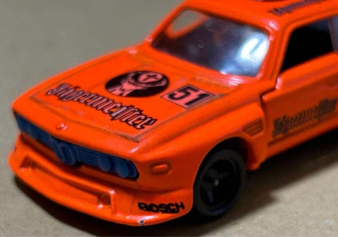 トミカ BMW 3.5CSL オレンジ