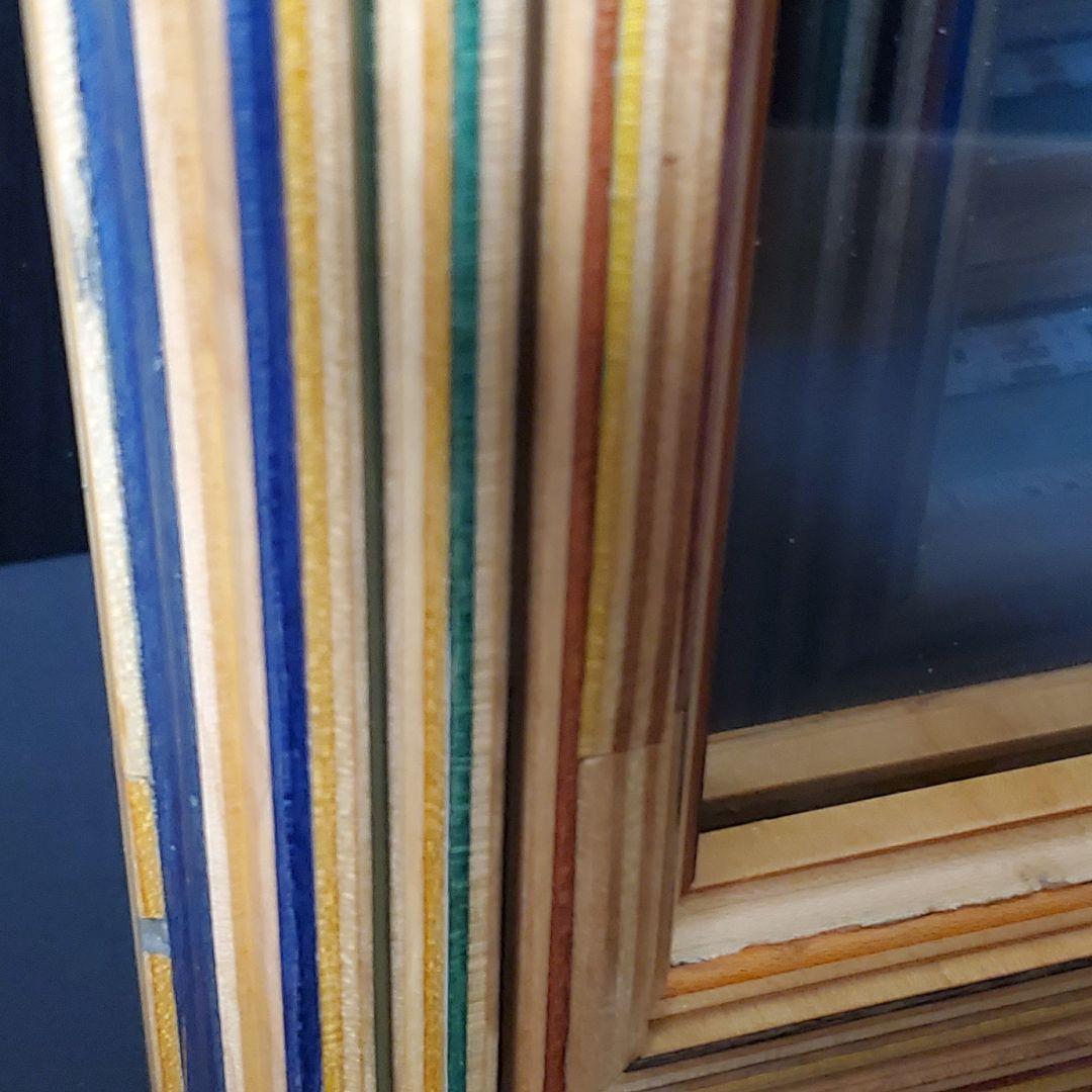 skateboard scrap LED アートフレーム