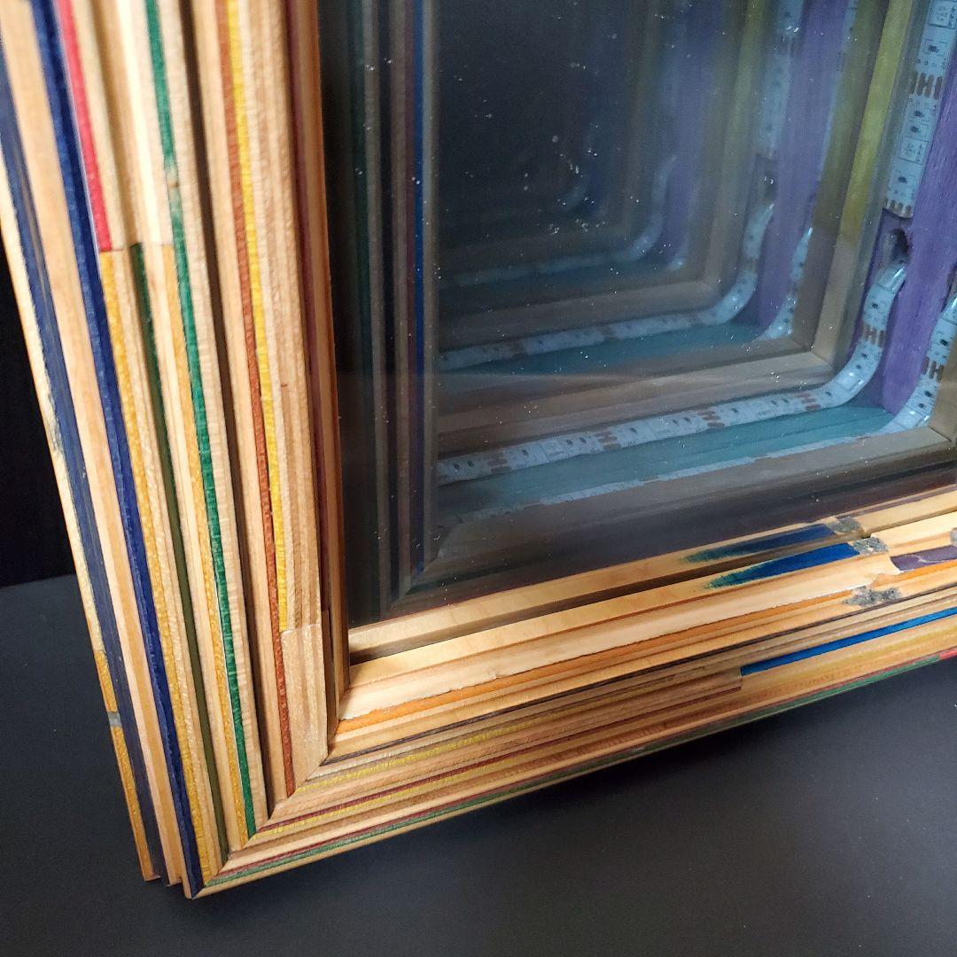 skateboard scrap LED アートフレーム