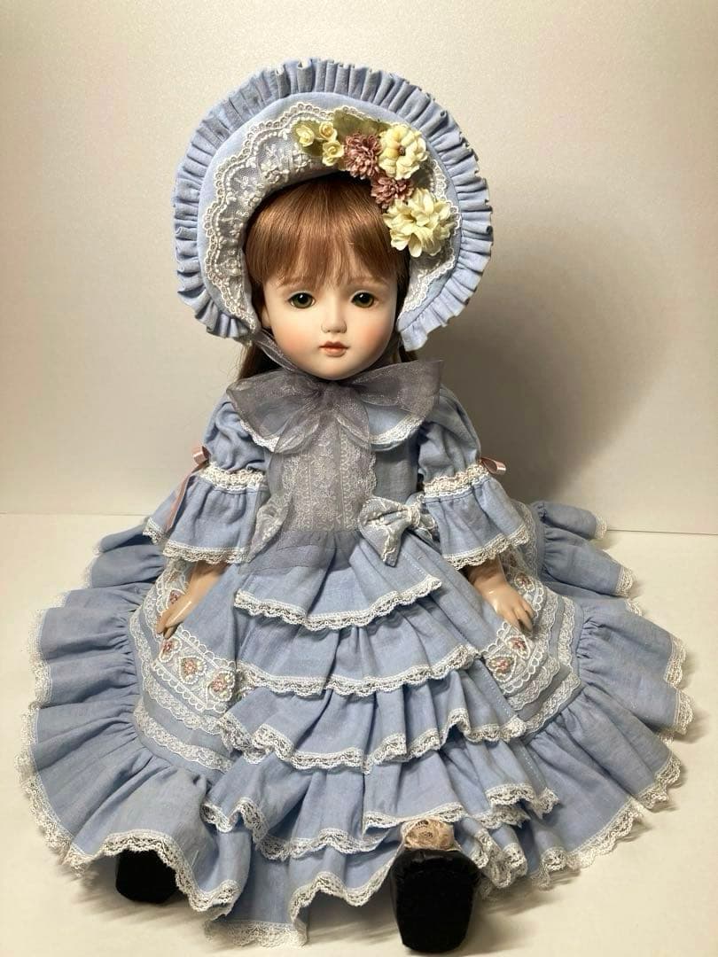 創作ビスクドール　『Alice』　不思議の国のアリス　創作人形　白うさぎ付き