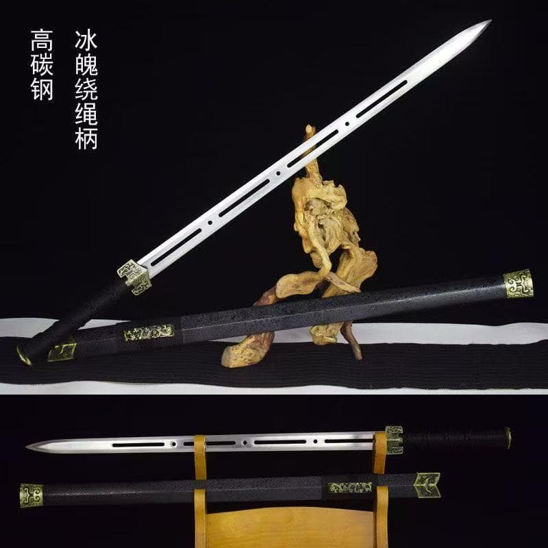 武士太刀一黒水】 古兵器 武具 刀装具 日本刀 模造刀 居合刀