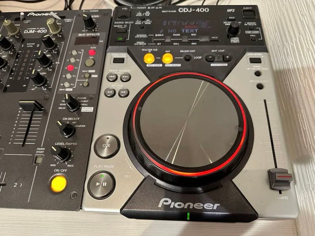 Pioneer CDJ-400×2 DJM-400 DJ機材ミキサーフルセット