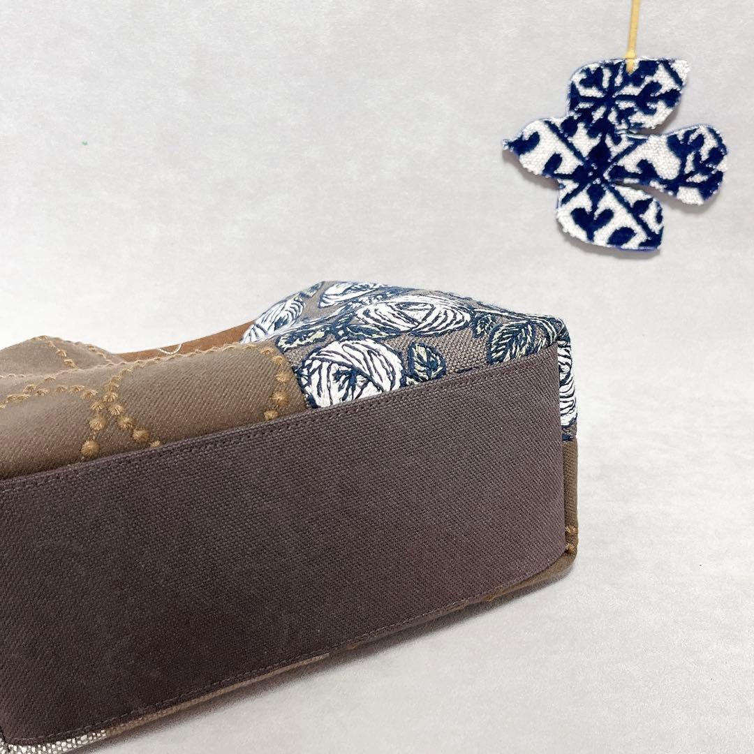 ハンドメイド　ミナペルホネン　くしゅっとトートバッグmini ⑅︎◡̈︎*