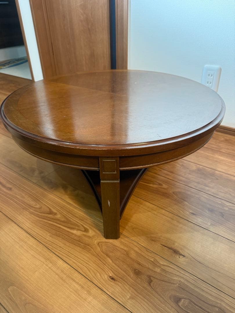 マルニ木工 地中海シリーズ サイドテーブル ラウンドテーブル　コーヒーテーブル