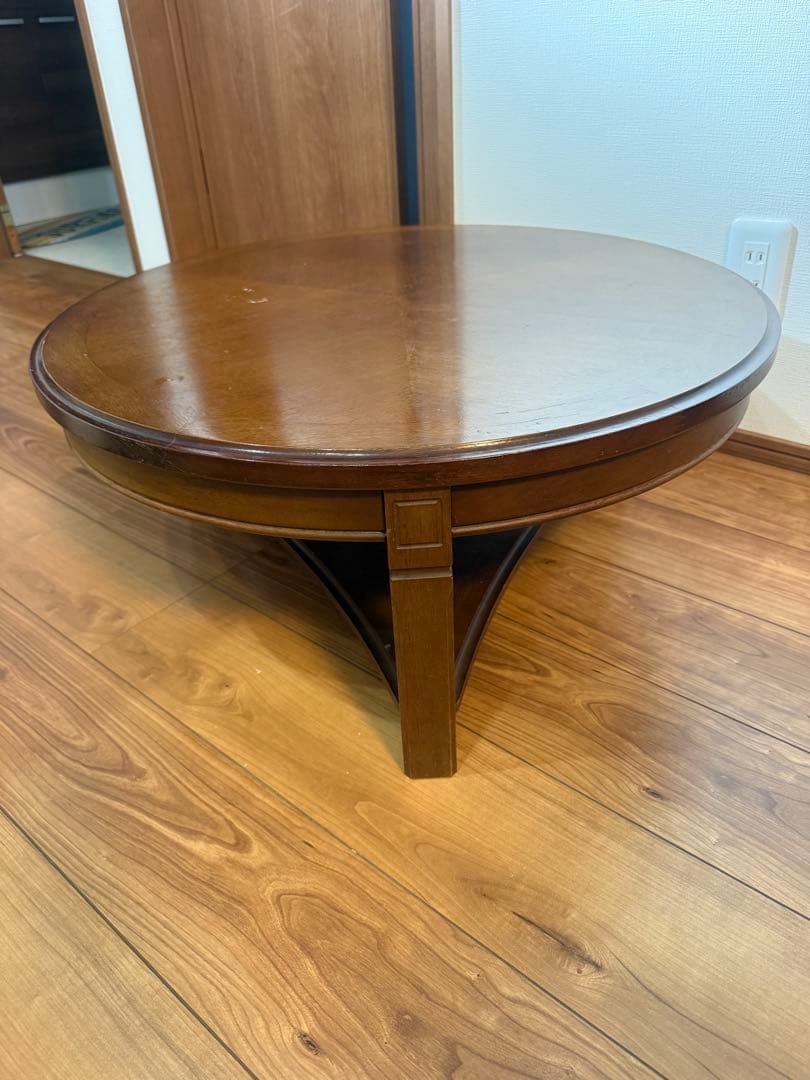 マルニ木工 地中海シリーズ サイドテーブル ラウンドテーブル　コーヒーテーブル