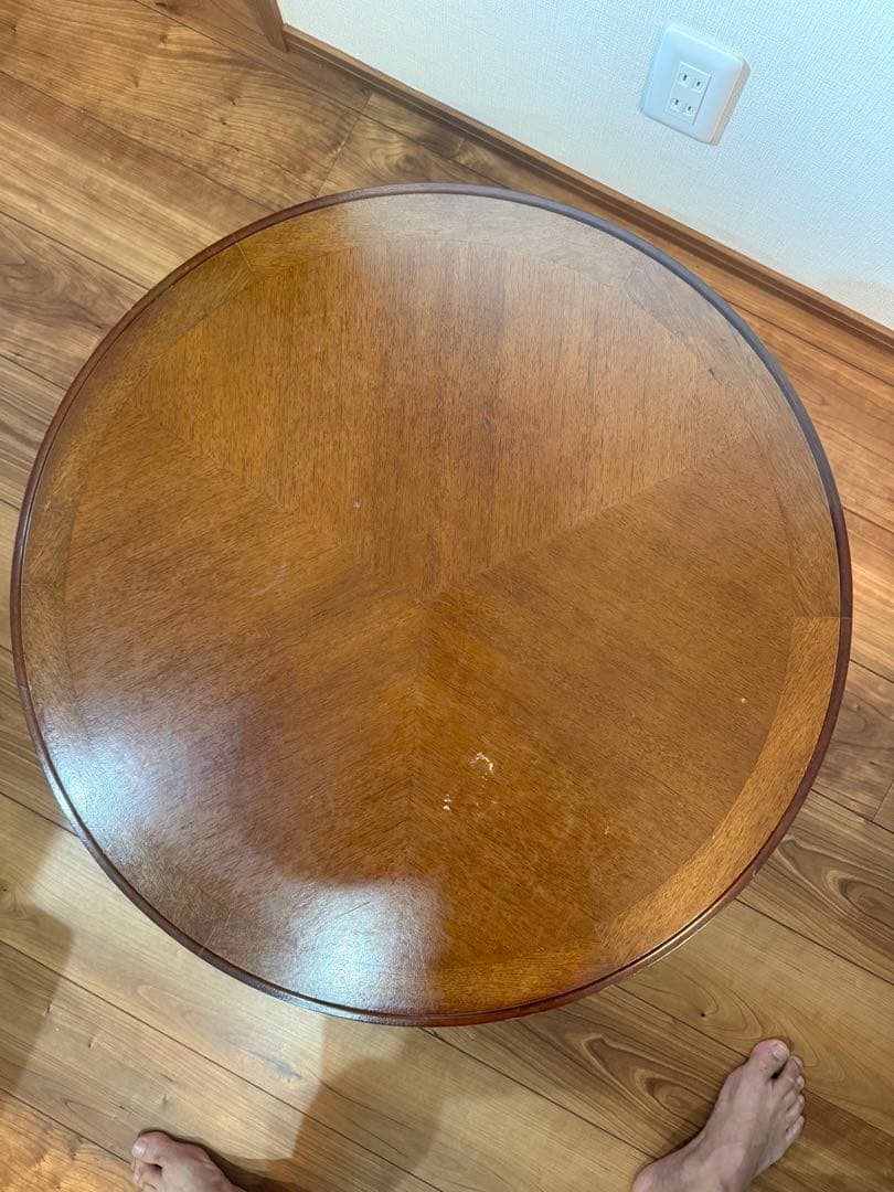 マルニ木工 地中海シリーズ サイドテーブル ラウンドテーブル　コーヒーテーブル