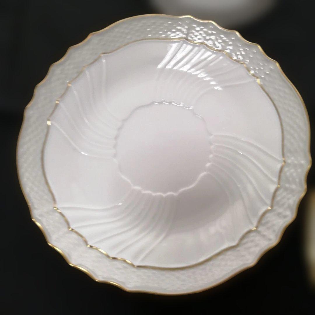 リチャードジノリ　ベッキオグレース　スープカップ&ソーサー2客セット