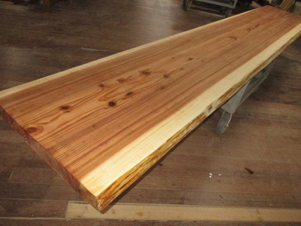 # 624 ■　霧島杉　メアサ杉　長さ420cm　テーブル　カウンター　一枚板