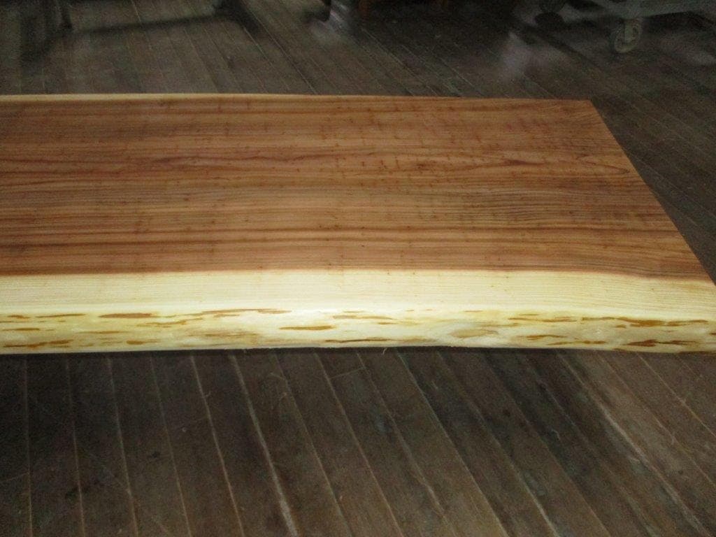 # 624 ■　霧島杉　メアサ杉　長さ420cm　テーブル　カウンター　一枚板