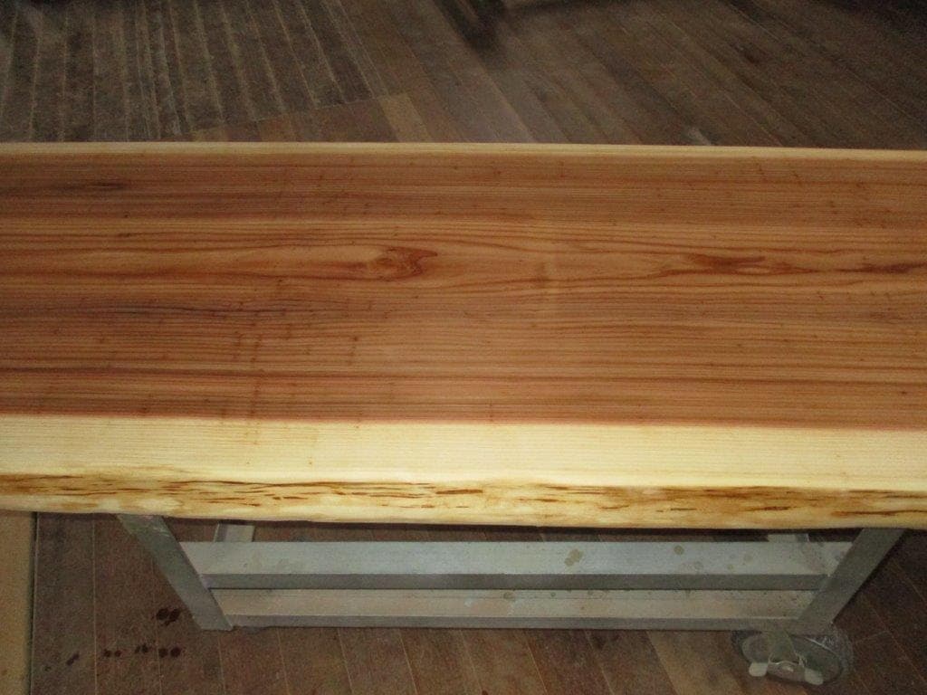 # 624 ■　霧島杉　メアサ杉　長さ420cm　テーブル　カウンター　一枚板