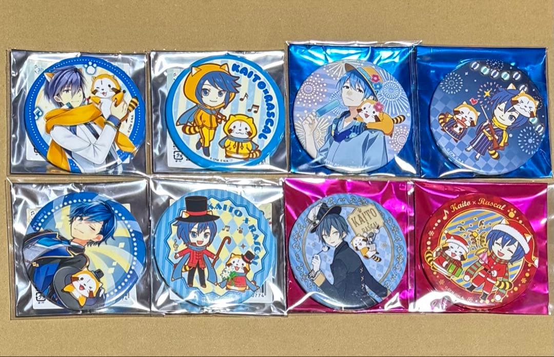 KAITO 初音ミク✕ラスカル2018 2019 2020 夏 冬 缶バッジ - メルカリ