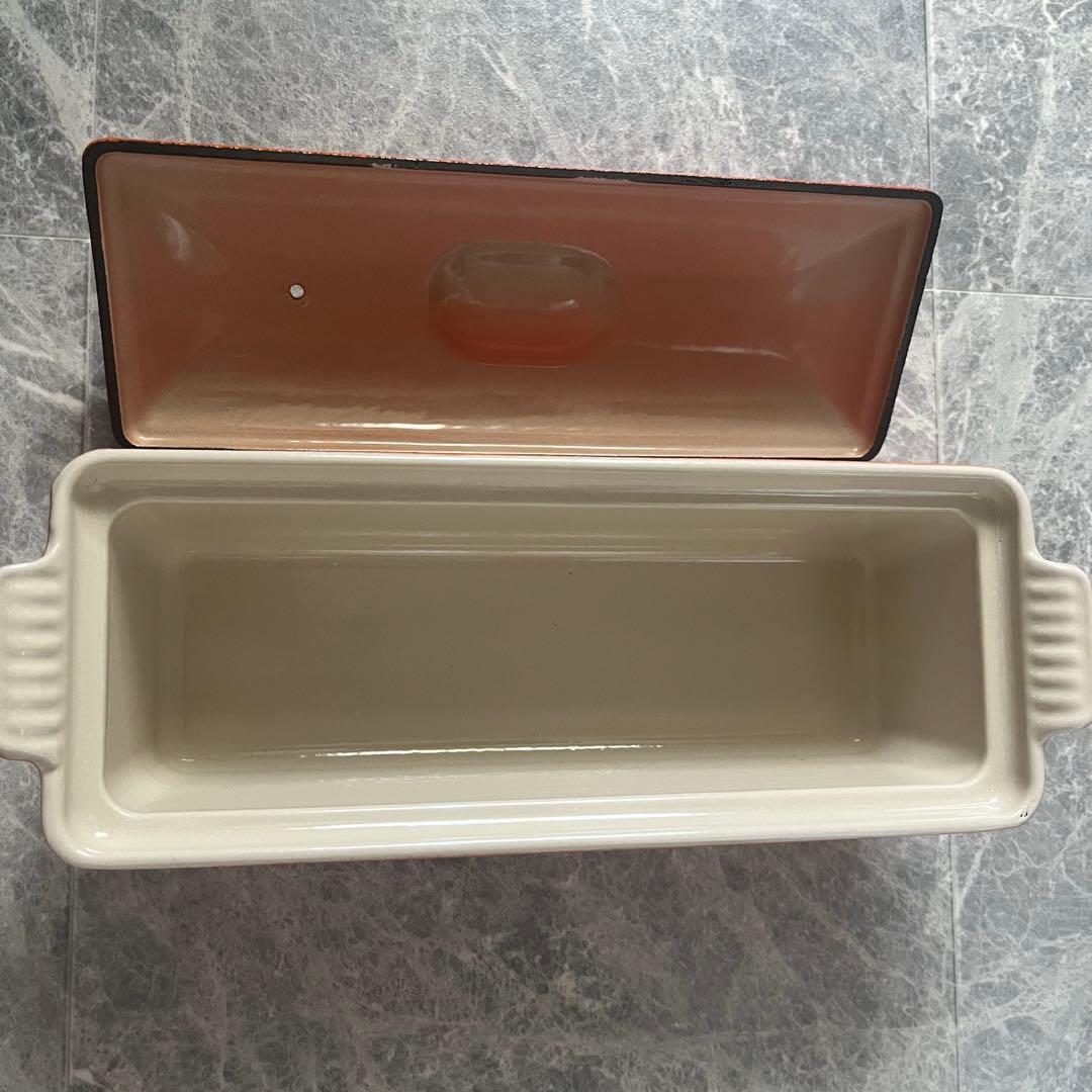 ル・クルーゼ テリーヌ型 28 オレンジ 廃盤品 LE CREUSET
