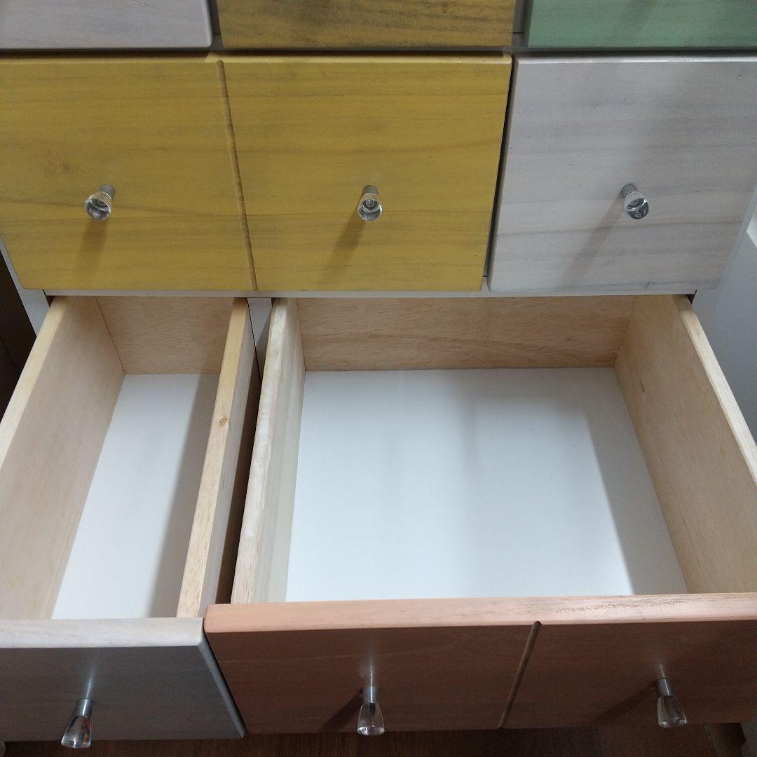 M送料込み 中村敬木工 60チェスト タンス ピカソ 4段