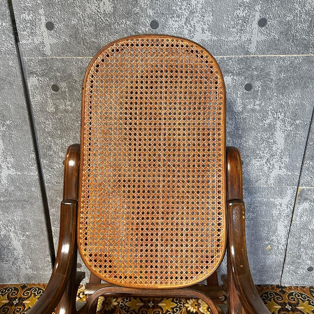 ꧁籐家具꧂ベントウッドロッキングチェア ケインバック ラタン 曲木 揺り 揺れ